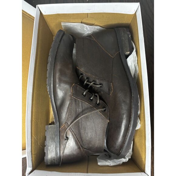 Steve Madden Men's Casual Boots BROWN - Brown Sonos Leather Boot - Men - Picture 2 of 13